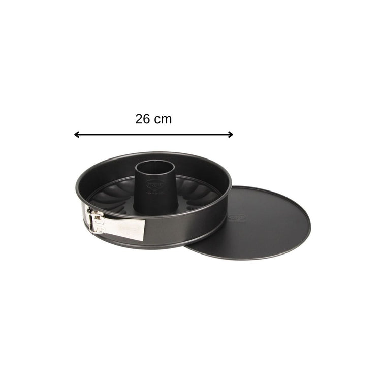 Lot de 2 moules à manqué 26/26 cm en acier Dr oetker Tradition