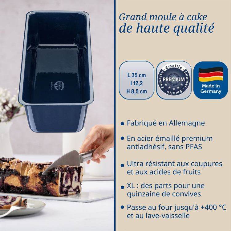 Lot de 2 moules à gâteaux 35/35 cm en acier Dr Oetker Back-Liebe