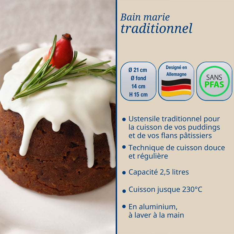 Lot de 2 moules à gâteaux 21/21 cm en aluminium Dr Oetker Back Freude