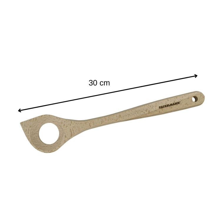 Ensemble de 2 Cuillères de cuisine à risotto en bois FSC Fackelmann