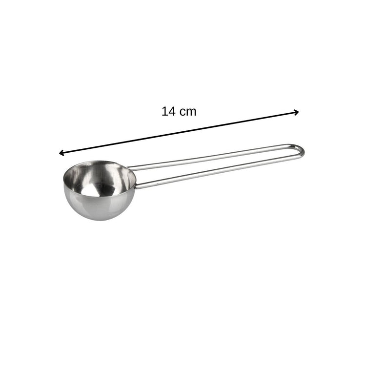 Ensemble de 2 Cuillères doseuse à café inox environ 8gr Fackelmann Petit Déjeuner