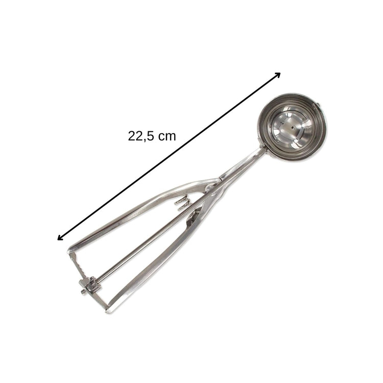 Set de 2 ustensiles de cuisine cuillère à glace inox Fackelmann Basic