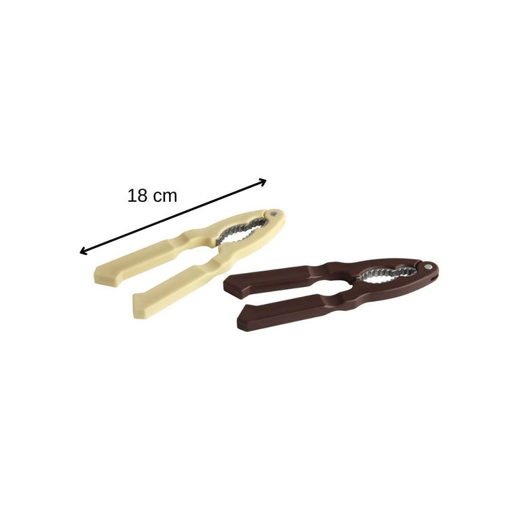 Casse-noix professionnel en aluminium set de 2 outils pour crustacés dimensions 18 x 5 x 1 cm Fackelmann Basic