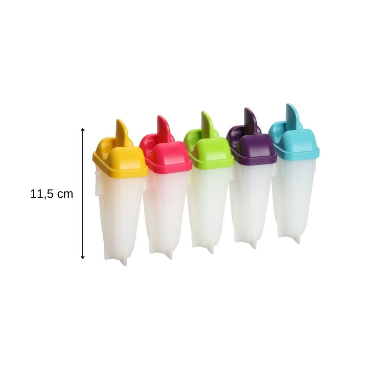 Lot de 2 moules à glaces 11,5/11,5 cm en plastique Fackelmann Colors Edition