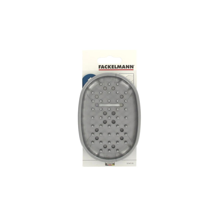 Porte savon en plastique lot de 2, accessoire pratique pour salle de bain dimensions 12,7 x 9 cm Fackelmann Tecno