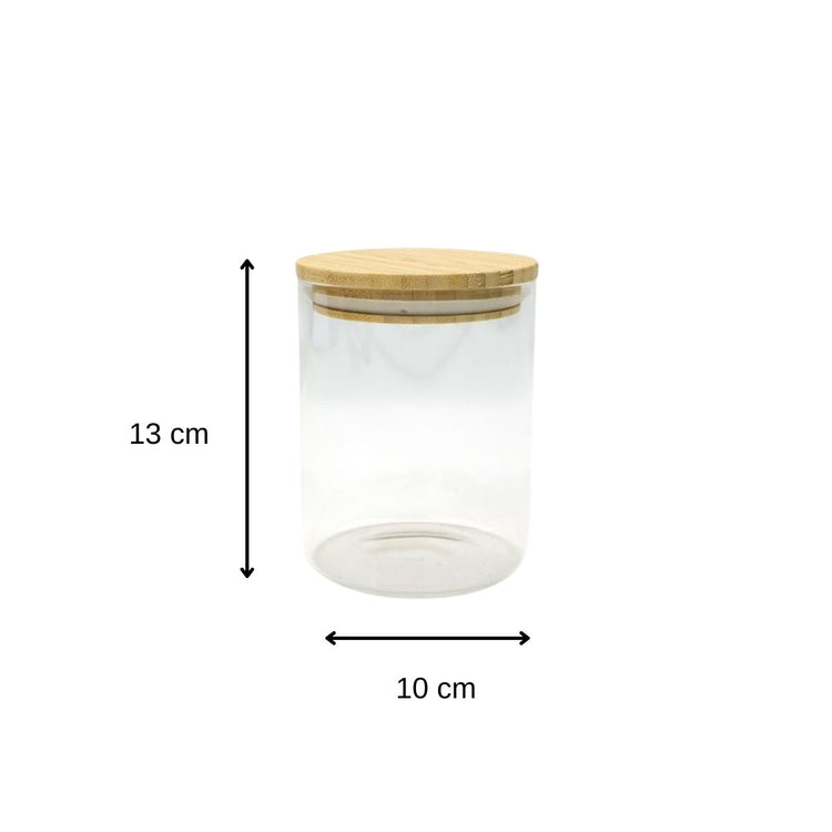 Lot de 2 boîtes en verre avec couvercle hermétique Fackelmann Nature Divers