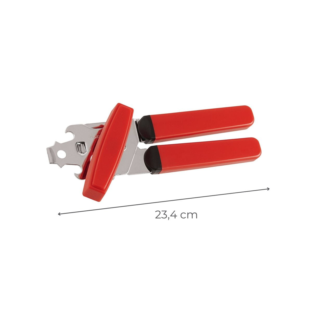 Ouvre boîte 3 en 1 pour gaucher 17 cm Fackelmann Basic