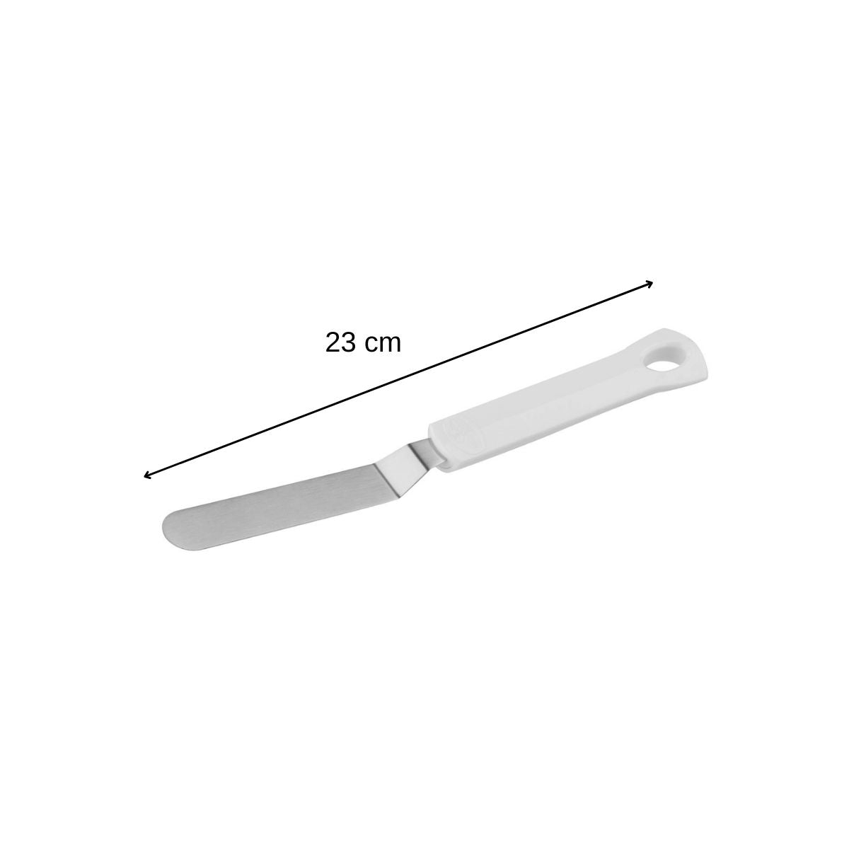 Spatule coudée en inox pour glaçage Dr.Oetker Classics