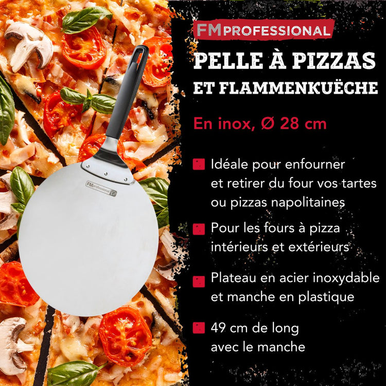 Pelle à pizza ou tarte flambée 49 cm FM Professional Pizza