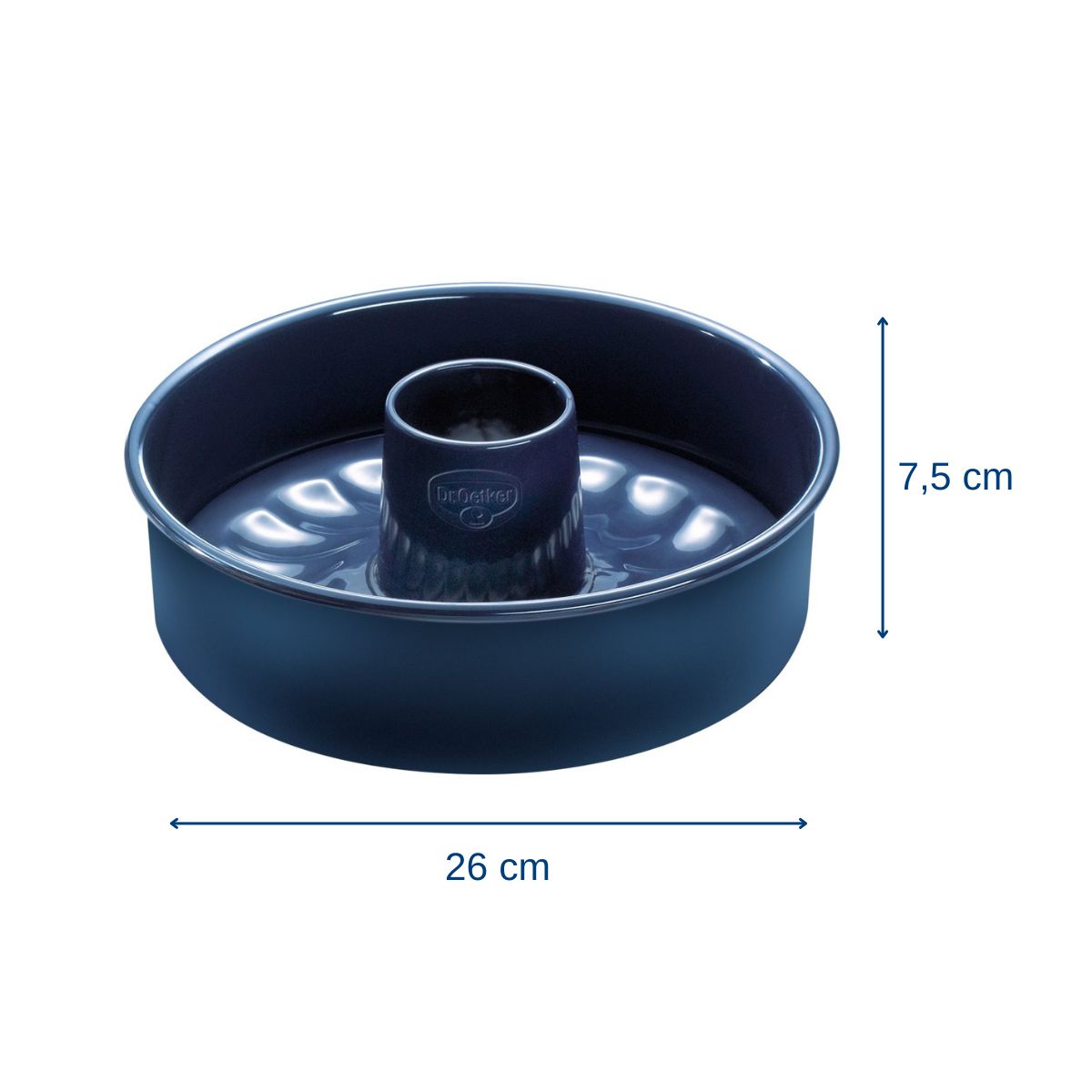 Moule à manqué et savarin double fond 26 cm Dr. Oetker Back Liebe