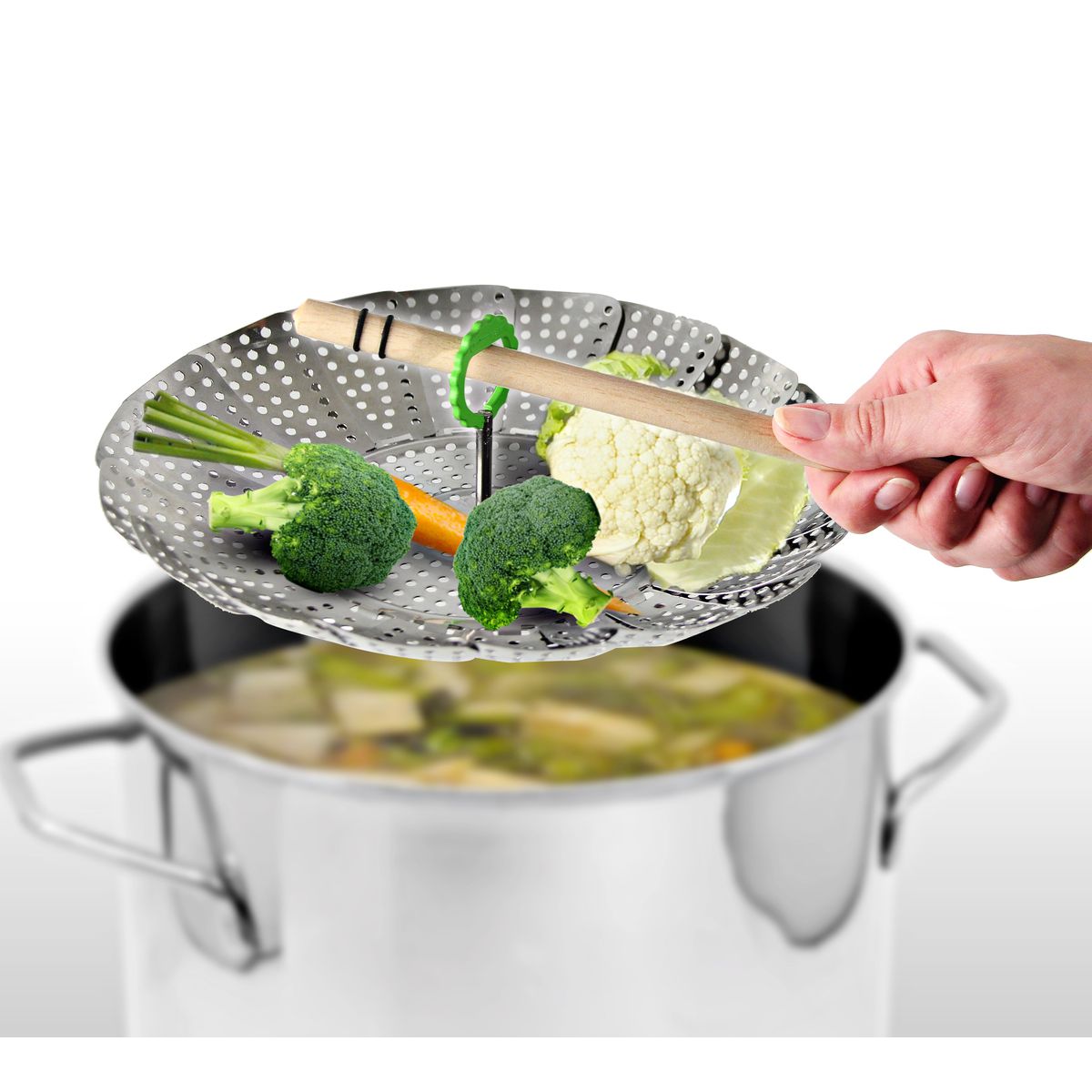 Panier vapeur dépliable Fackelmann