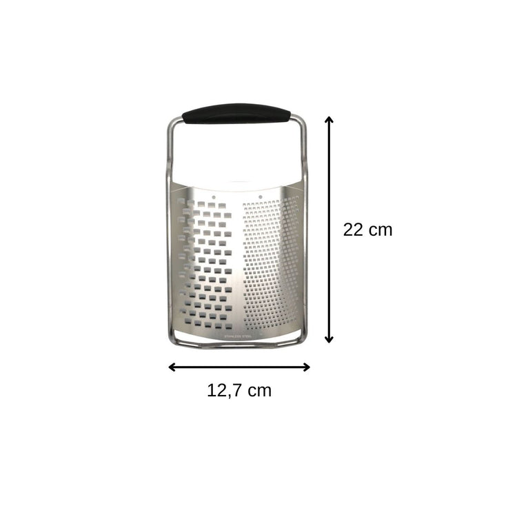 Râpe à fromage inox 2 en 1 Fackelmann
