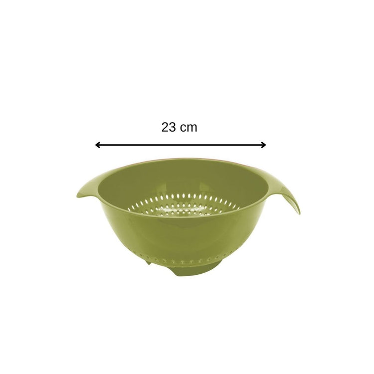Passoire en plastique vert 23 cm de diamètre Fackelmann Zéro
