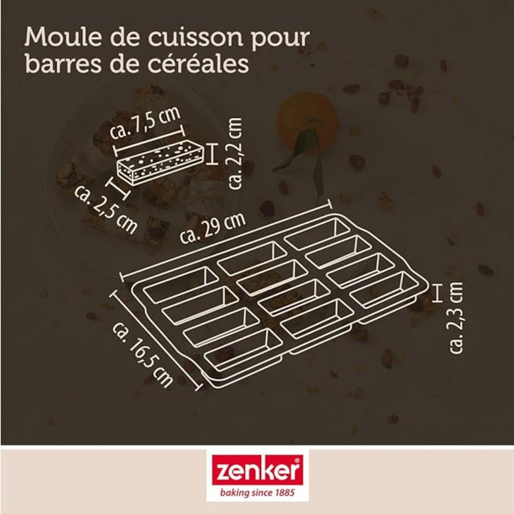 Set de 4 ustensiles de pâtisserie moule à gâteaux bol et spatule Zenker Sweet Sensation