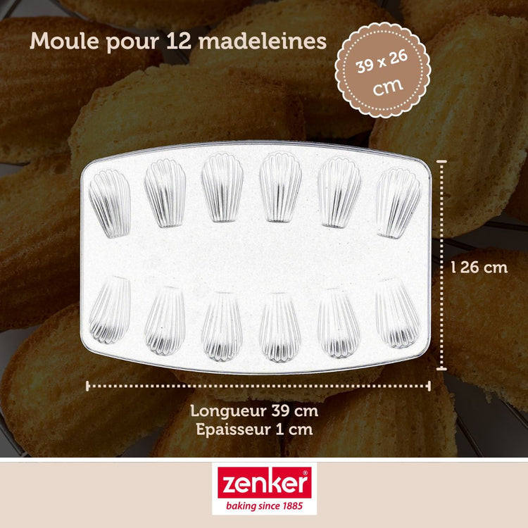 Set de 4 ustensiles de pâtisserie moule à gâteaux bols et spatule Spécial crountries Spécial crountries Zenker  Spécial crountries