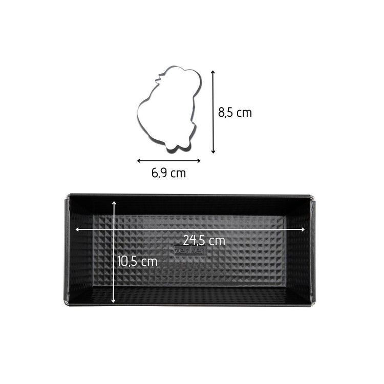 Set de 4 ustensiles de pâtisserie moule à gâteaux bol et spatule Zenker Haribo
