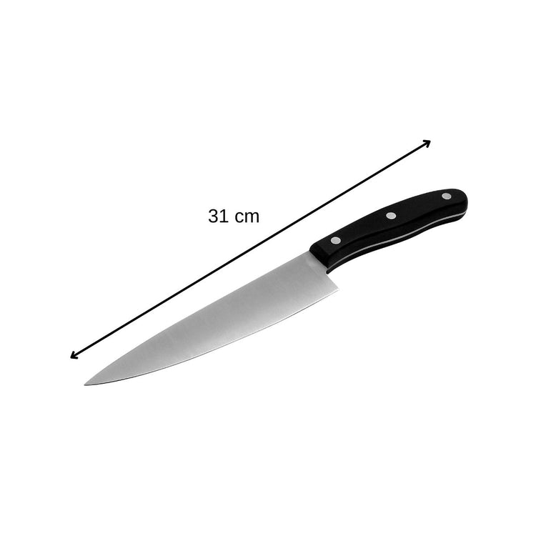 Ensemble de 3 couteaux de cuisine 20, 22 et 31 cm Nirosta