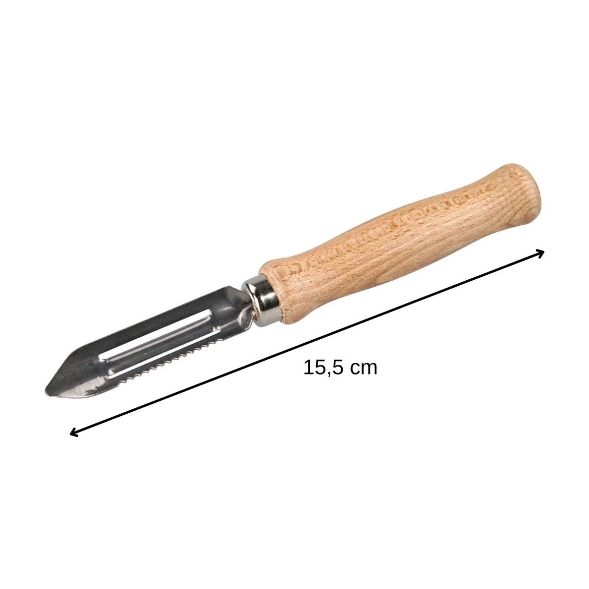 Lot de 2 éplucheurs à asperges manche en bois Fackelmann