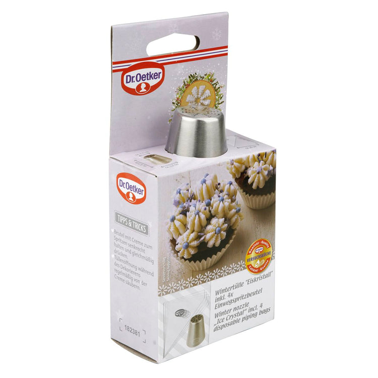 Set de 2 poche à douilles professionnelle inox Dr oetker Noël