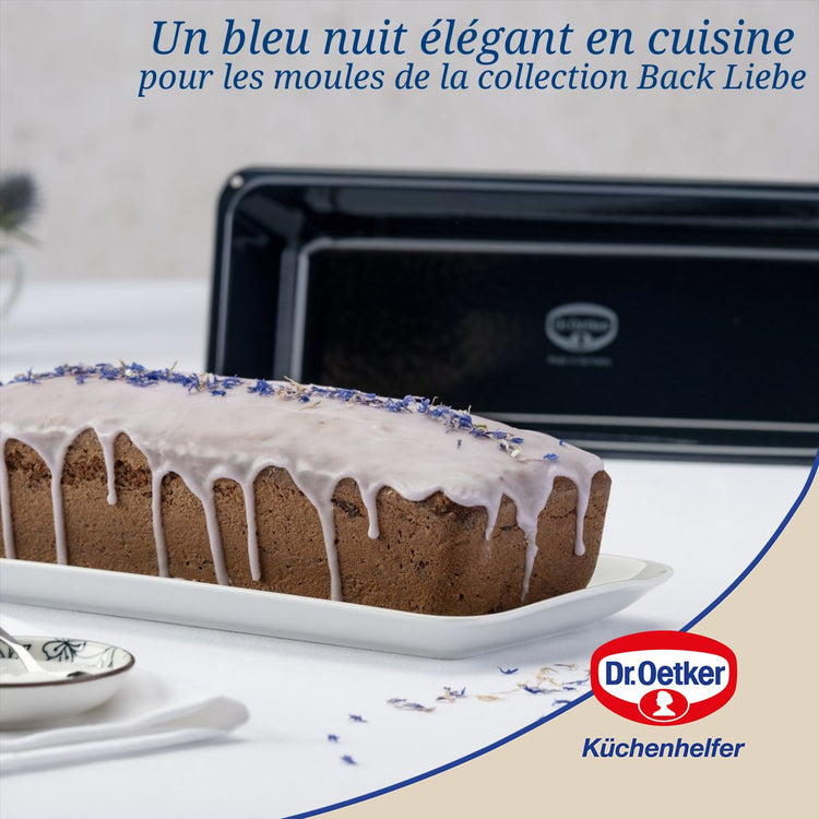 Lot de 2 moules à gâteaux 30/30 cm en acier émaillé Dr Oetker Back-Liebe