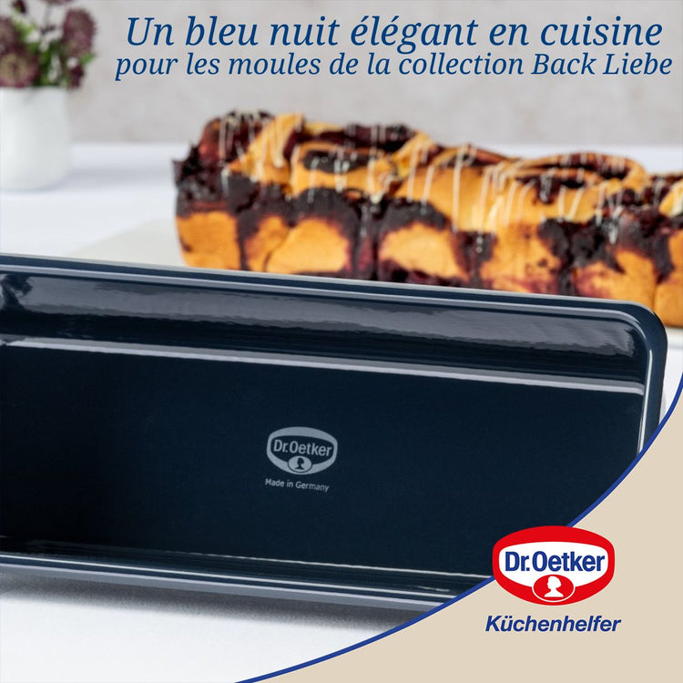 Lot de 2 moules à gâteaux 35/35 cm en acier Dr Oetker Back-Liebe