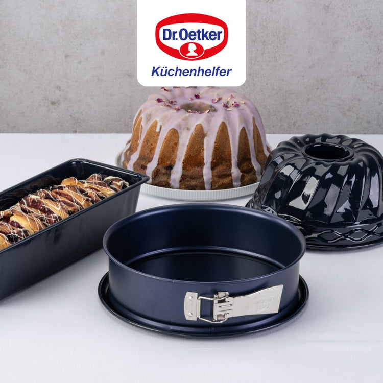 Lot de 2 moules à gâteaux 35/35 cm en acier Dr Oetker Back-Liebe