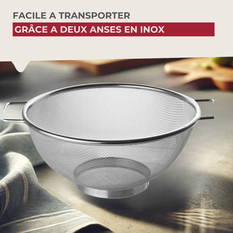 Ensemble de 2 Passoires tamis 26 cm Fackelmann