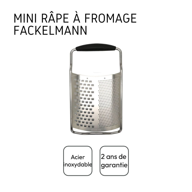 Set de 2 râpes à fromage en inox Fackelmann Multifonctions