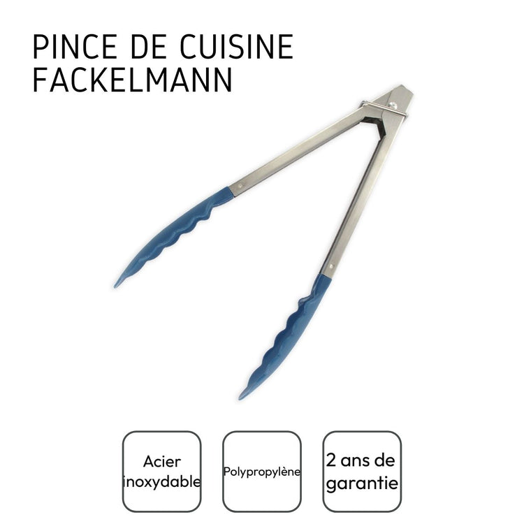 Set de 1 ustensile de cuisine pince de cuisine avec verrouillage Fackelmann Elemental