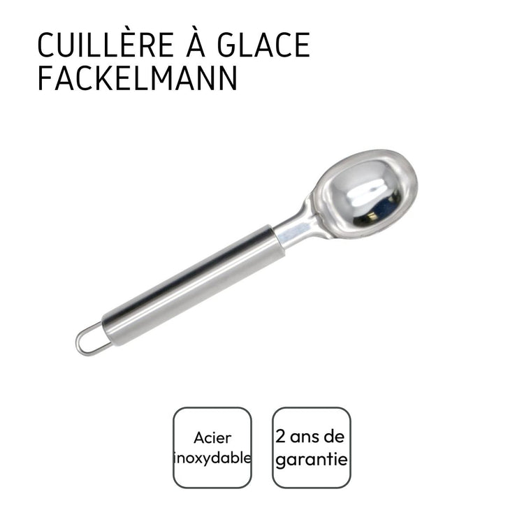 Set de 2 cuillères à glace inox Fackelmann Elemental