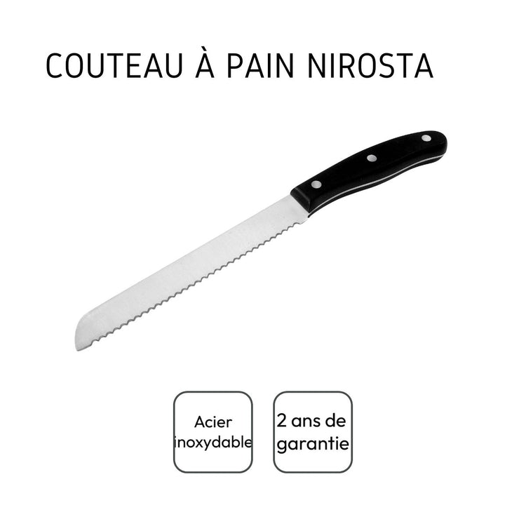 Couteau à pain 31 cm Nirosta Fit