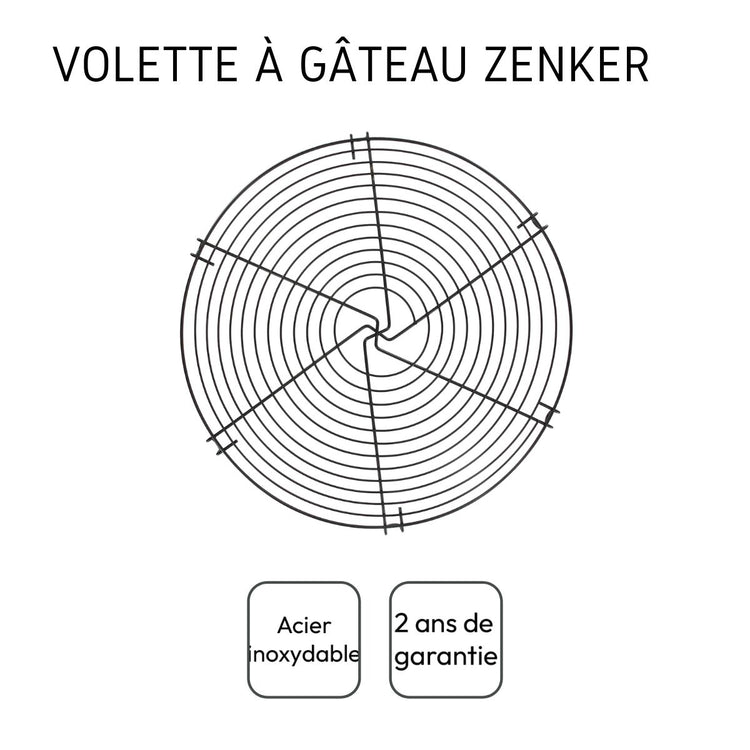 Volette à gâteau métal  avec revêtement anti-adhésif  30 cm Zenker