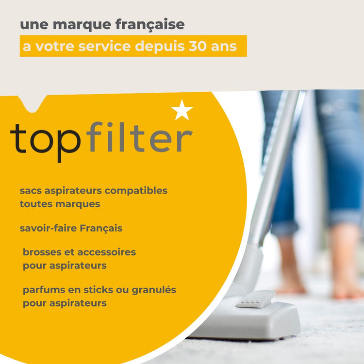 Kit 3 accessoires aspirateur TopFilter Premium