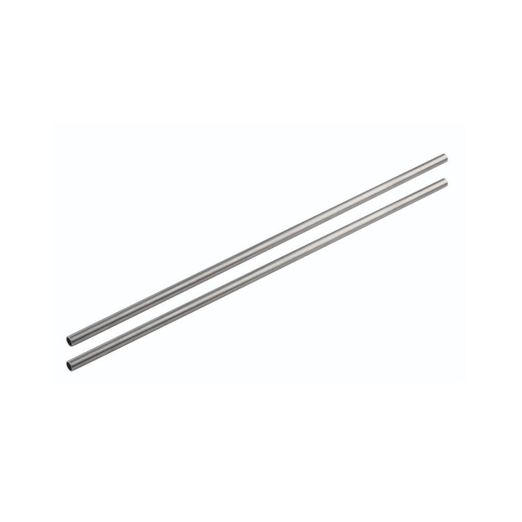 Lot de 8 pailles en inox avec 2 goupillons de nettoyage 24 cm Fackelmann Bar Concept