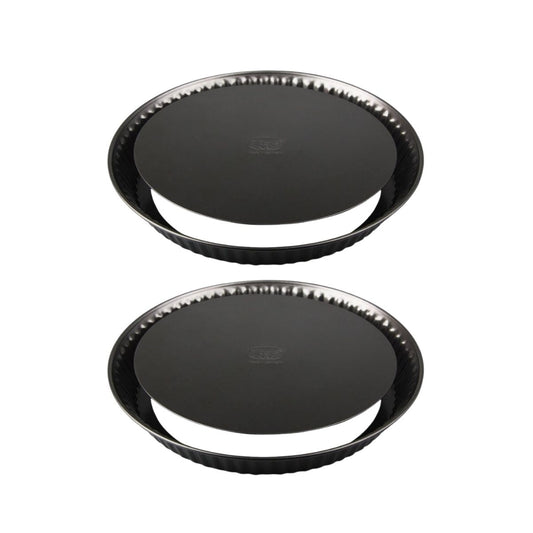 Lot de 2 moules à gâteaux 27,5/27,5 cm en acier Dr oetker Tradition