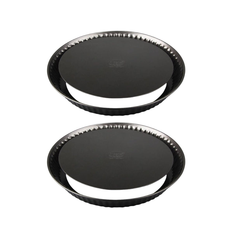 Lot de 2 moules à gâteaux 27,5/27,5 cm en acier Dr oetker Tradition