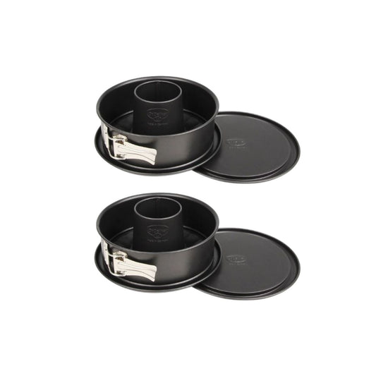 Lot de 2 moules à manqué 18/6 cm en acier Dr oetker Tradition