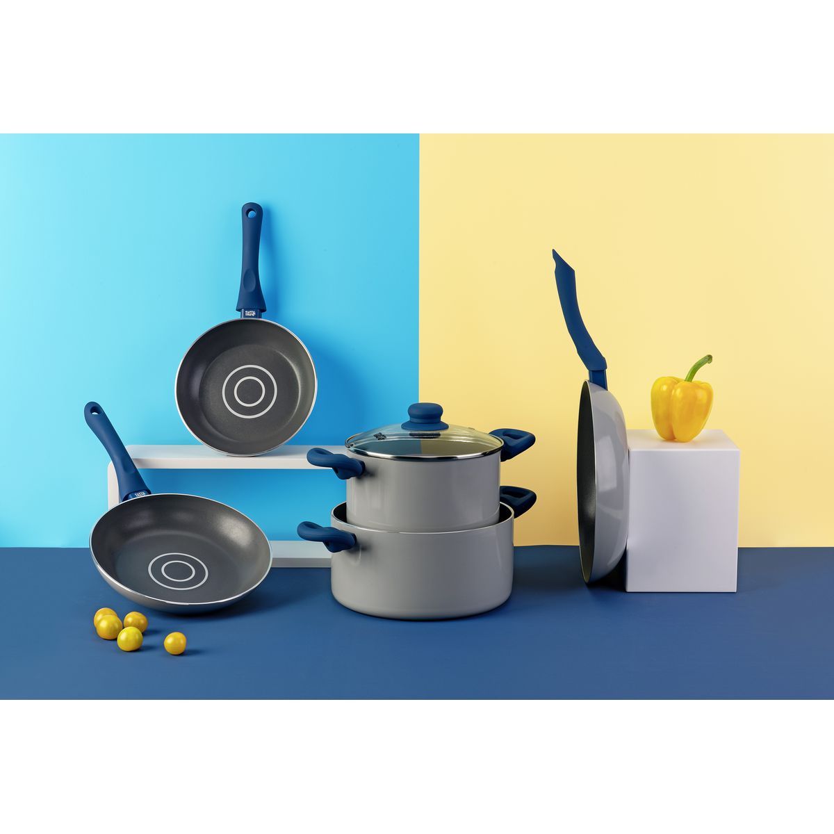 Faitout avec dosage d'huile et couvercle 24 cm Tasty Casserole