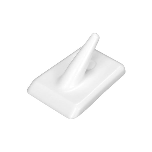 Lot de 4 crochets muraux adhésifs blancs Fackelmann Tecno