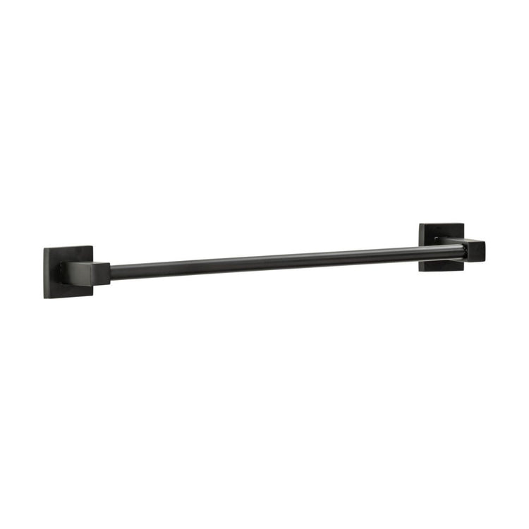 Porte serviette mural vertical noir mat Fackelmann New York
