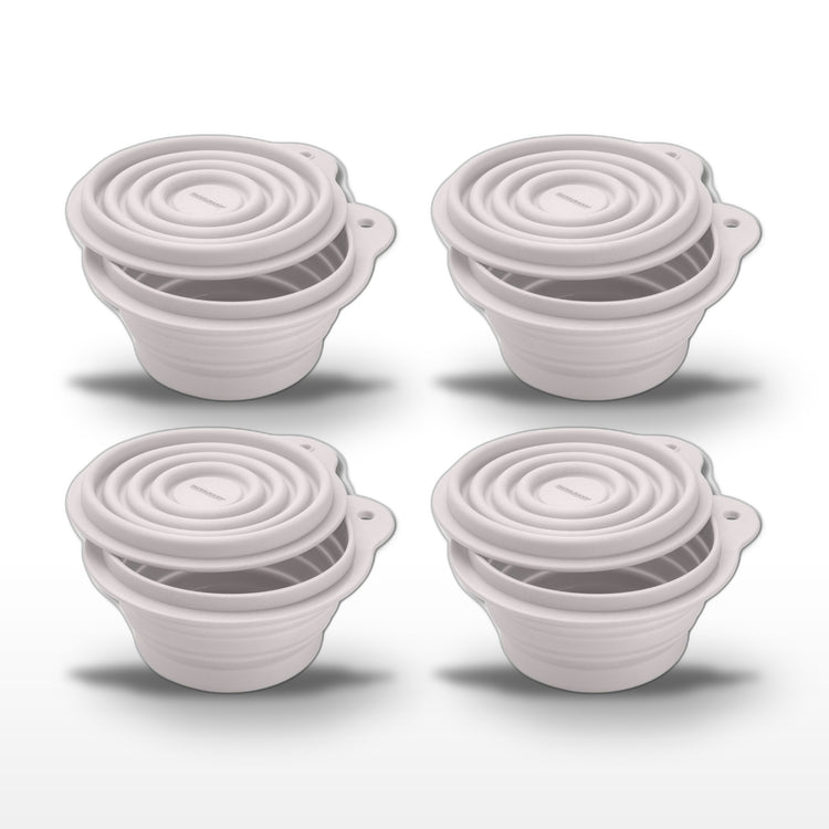 Lot de 4 lunch box 1L avec 4 ustensiles de cuisine Fackelmann Storage