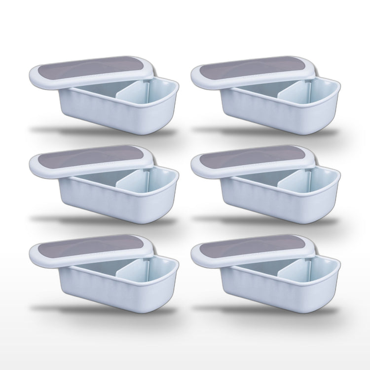 Lot de 6 lunch box 1,2 L avec 6 ustensiles de cuisine Fackelmann Storage
