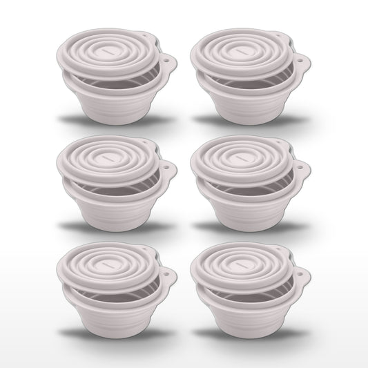 Lot de 6 lunch boxes 1,2 L avec 6 ustensiles de cuisine Fackelmann Storage