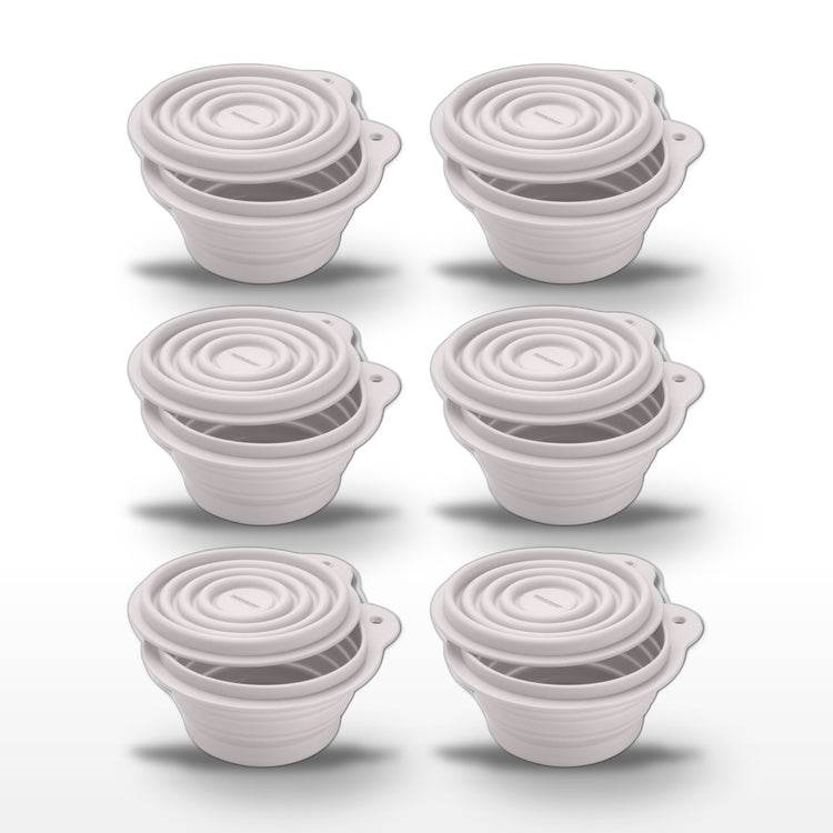 Lot de 6 lunch boxes 1,2 L avec 6 ustensiles de cuisine Fackelmann Storage