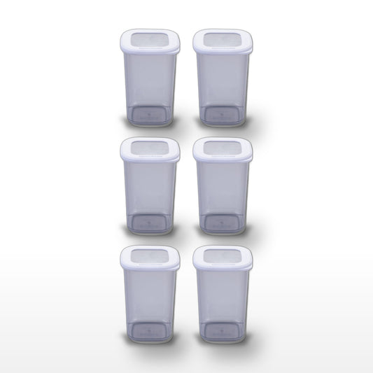 Lot de 6 boîtes hermétiques 1,1 L avec 6 ustensiles de cuisine Fackelmann Storage