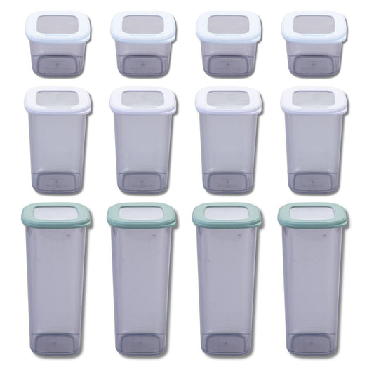 Lot de 8 boîtes hermétiques 11 cm avec 4 boîtes à provisions Fackelmann Storage