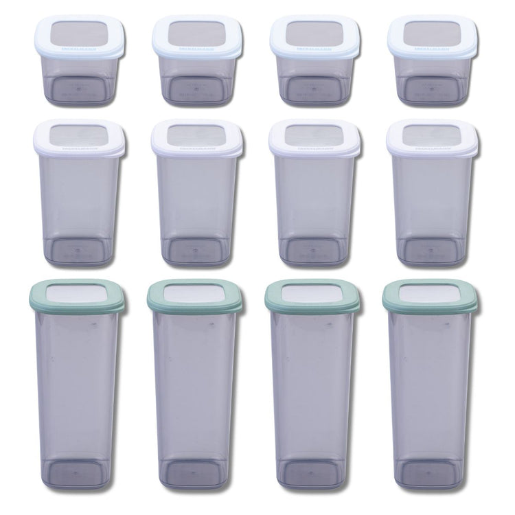 Lot de 8 boîtes hermétiques 11 cm avec 4 boîtes à provisions Fackelmann Storage
