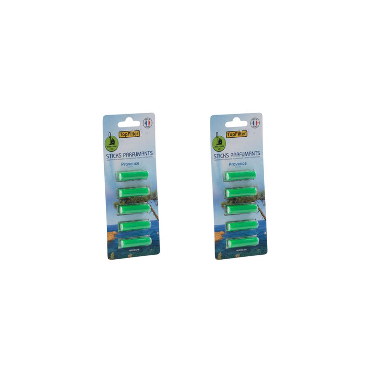 Lot de 2 Désodorisants aspirateur avec 2 sticks parfumants Top Filter Accessoires