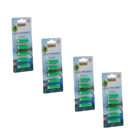 Lot de 4 désodorisants aspirateur senteur Provence Top Filter Accessoires