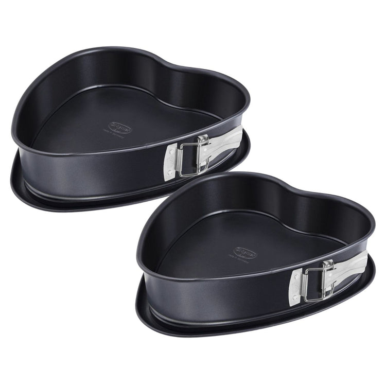 Lot de 2 moules à charnière 25/27 cm en acier Dr oetker Tradition